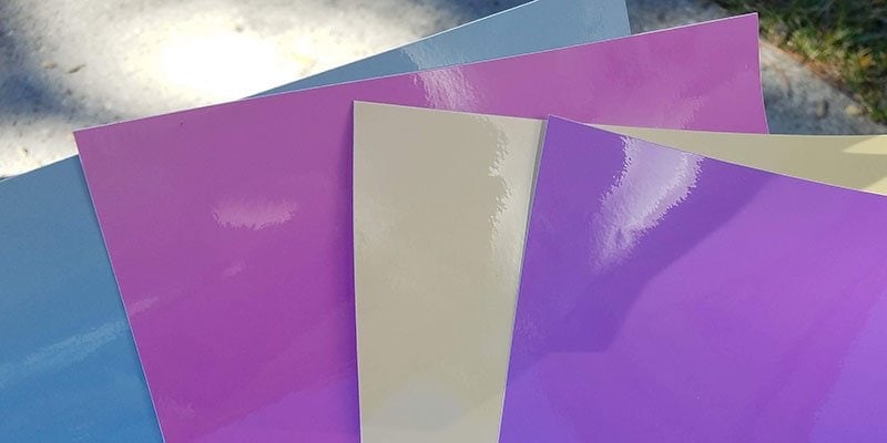 Colors of sun vinyls